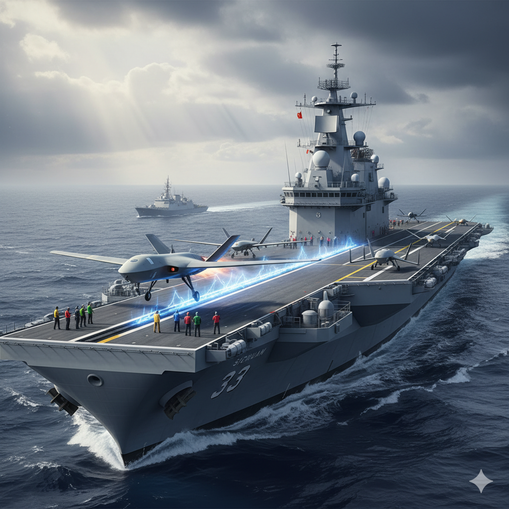 China's Naval Leap: The Type 076 LHD Sichuan and the Dawn of EMALS