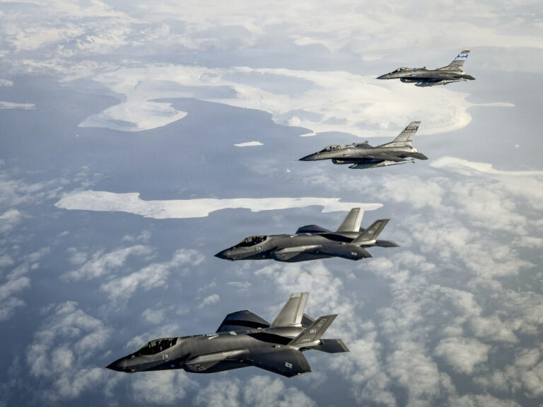 U.S. Flexes Arctic Airpower with Joint F-35 and F-16 Surge