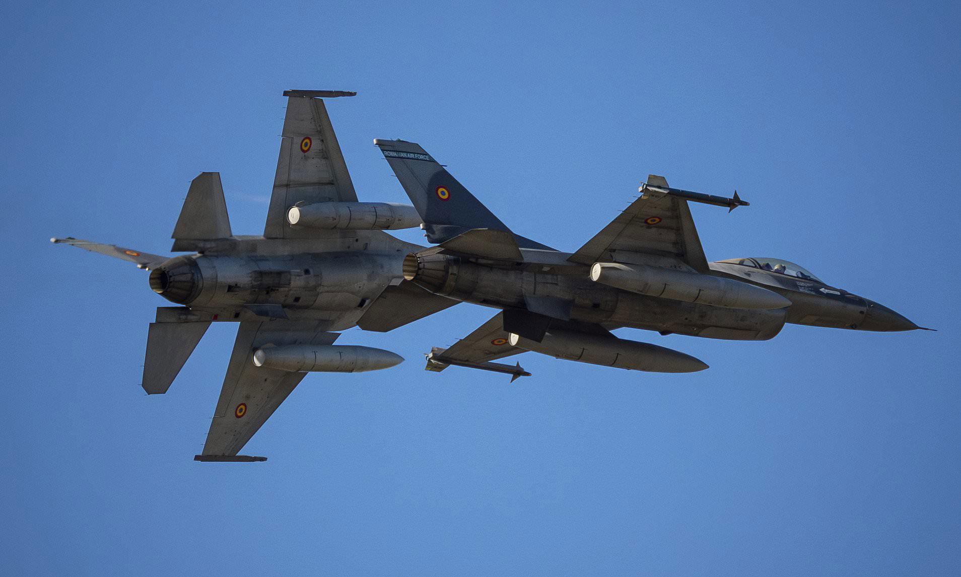 Romania Scrambles F-16s, EurofiRomania Scrambles F-16s and Eurofighters to Intercept Droneghters After Drone Violates NATO Eastern Flank