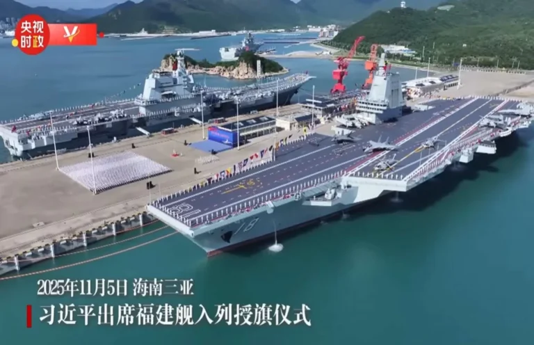 China's Fujian Carrier Commissioned: U.S. Faces New Pacific Rival