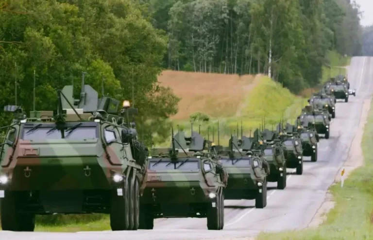 Latvia's Patria 6x6 Aid to Ukraine