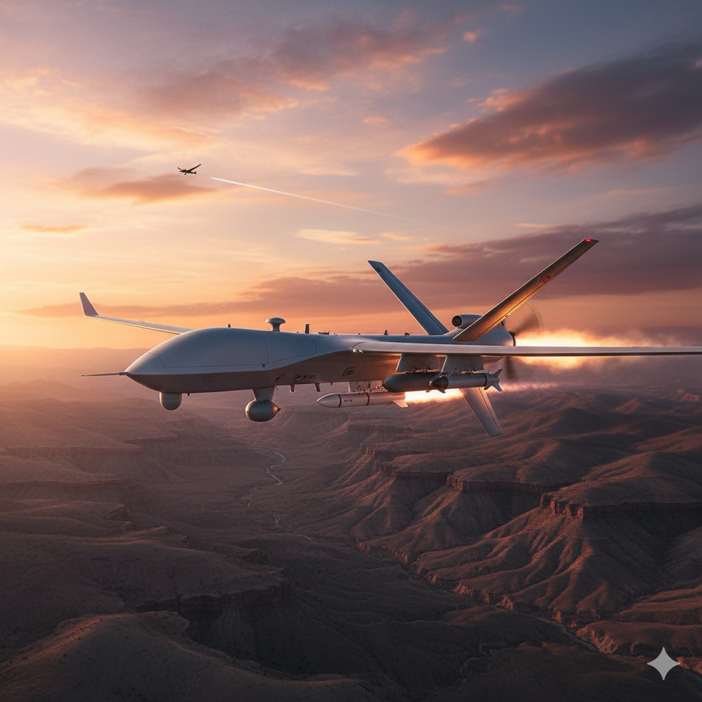 Turkey’s Akinci Drone Scores Direct Hit with Kemankes 1 Missile on Airborne Target