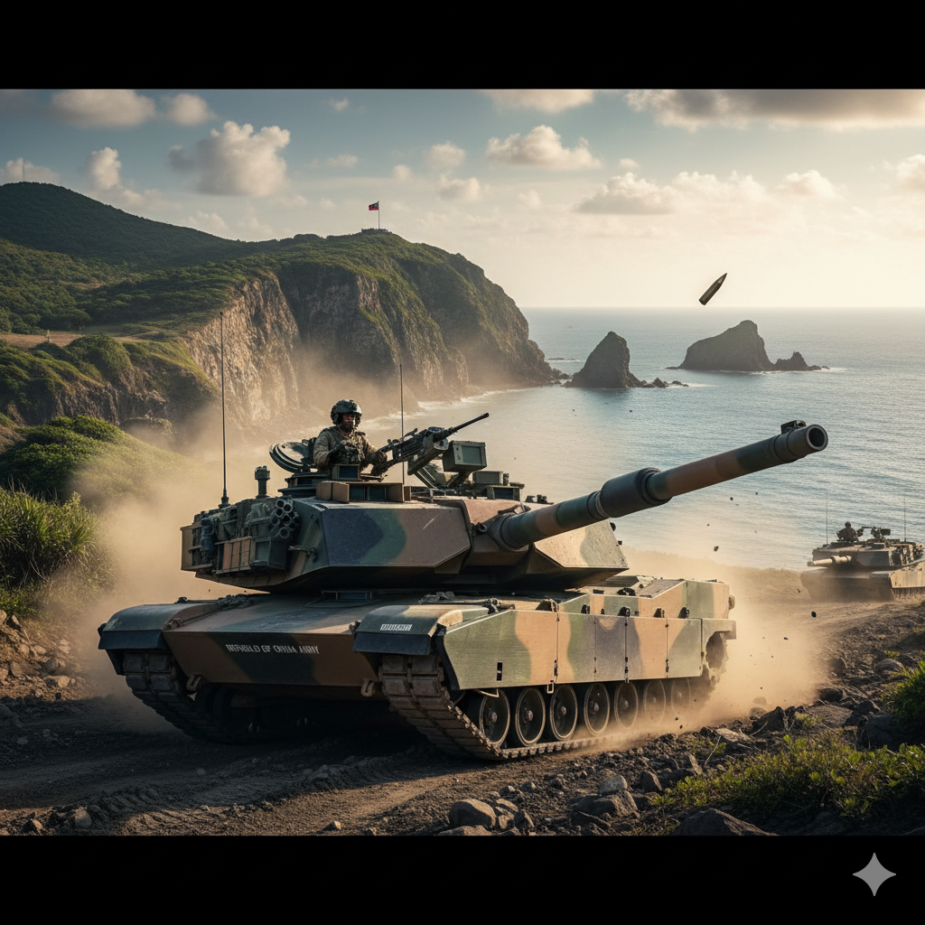 Taiwan Activates M1A2T Abrams Battalion