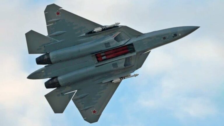 Russia Reveals Su-57 Stealth Fighter’s Internal Weapons Bays for First Time
