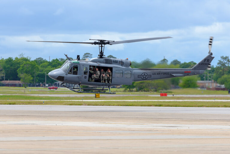 End of an Era: U.S. Air Force Bids Farewell to Final UH-1N Huey at Yokota After 45 Years