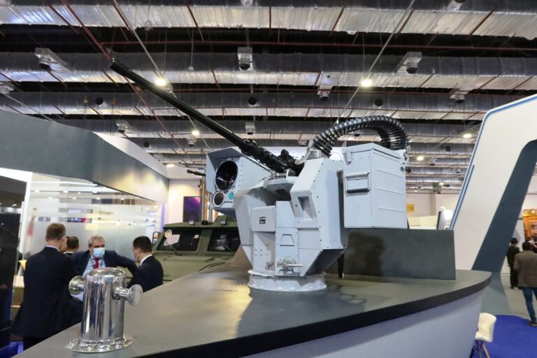 Egypt Unveils USV-AIO-001 Unmanned Vessel Equipped with Eagle-2 Weapon Station at EDEX 2025