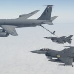 U.S. Air Force KC-135 Stratotanker aircraft parked at Prince Sultan Air Base after reported Iranian missile strike