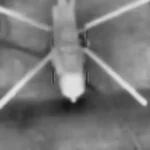 Israeli missile strike hitting suspected Iranian helicopter during viral airstrike video